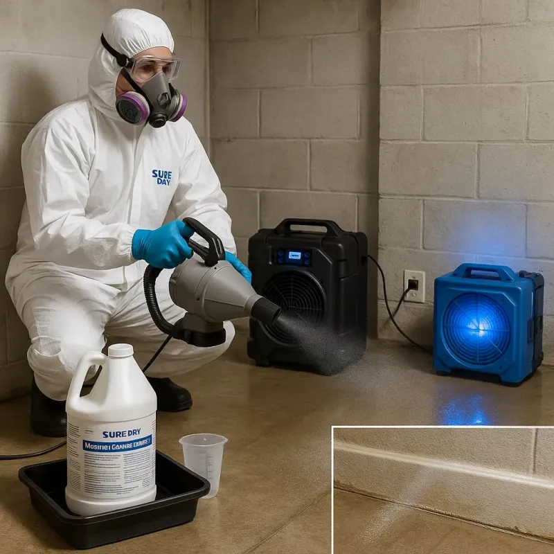 Sanitization and Odor Removal process in South Henderson, NC