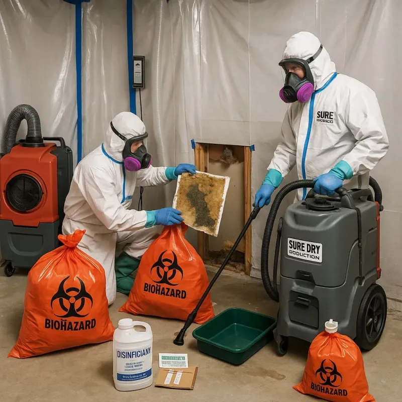 Contaminated Water Handling Protocols process in South Henderson, NC
