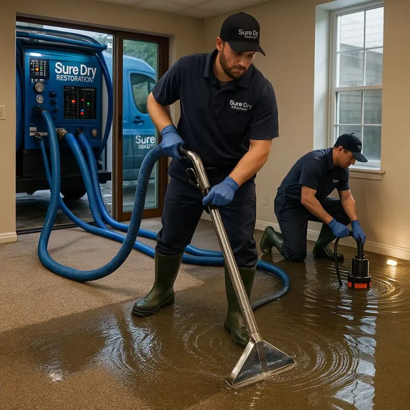 Water Extraction and Removal process in South Henderson, NC